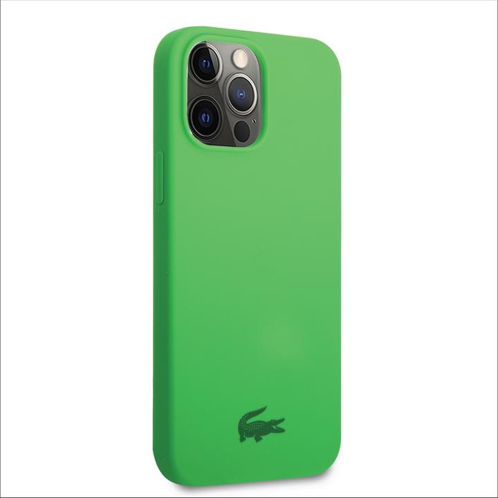 Actual product image Lacoste LCHCP14XSN iPhone 14 Pro Max 6.7" zielony/green hardcase Silicone (Apple iPhone 14 Pro Max)