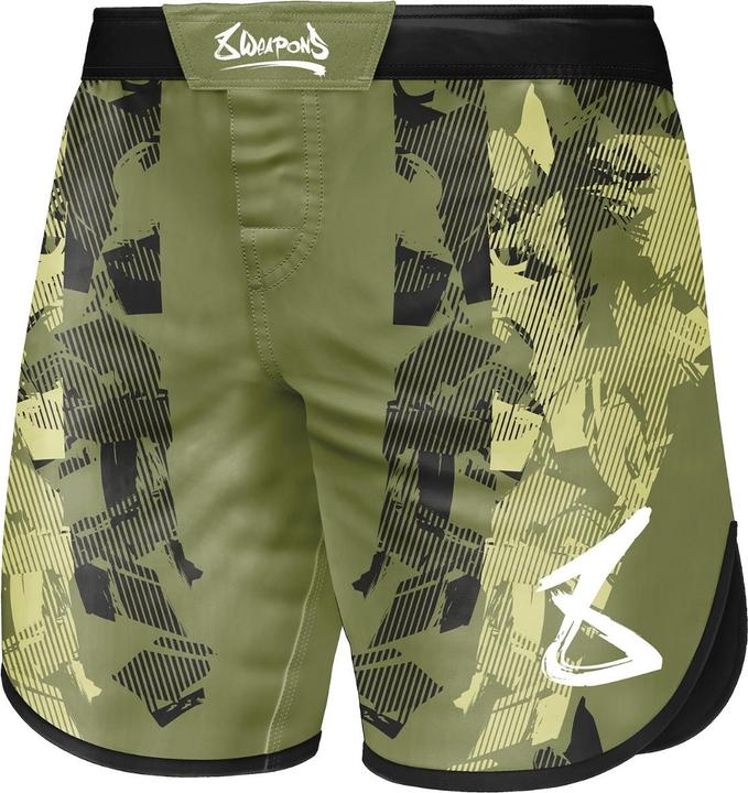 8Weapons 8 WEAPONS Fight Shorts, Hit 2.0, olive-black, S (S)