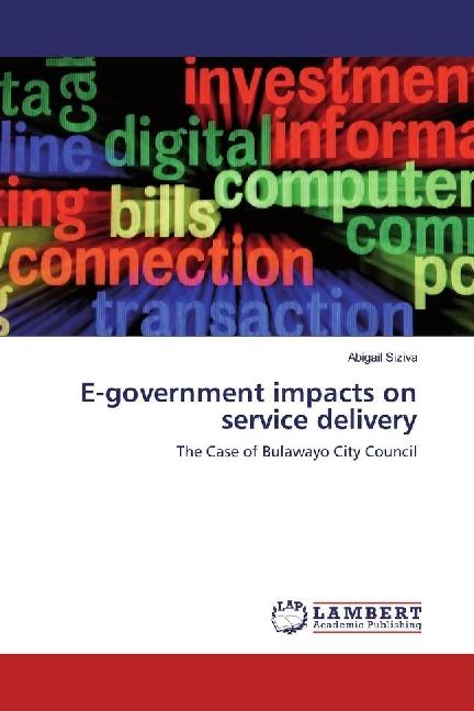 Produktbild E-government impacts on service delivery (Abigail Siziva, 2017)