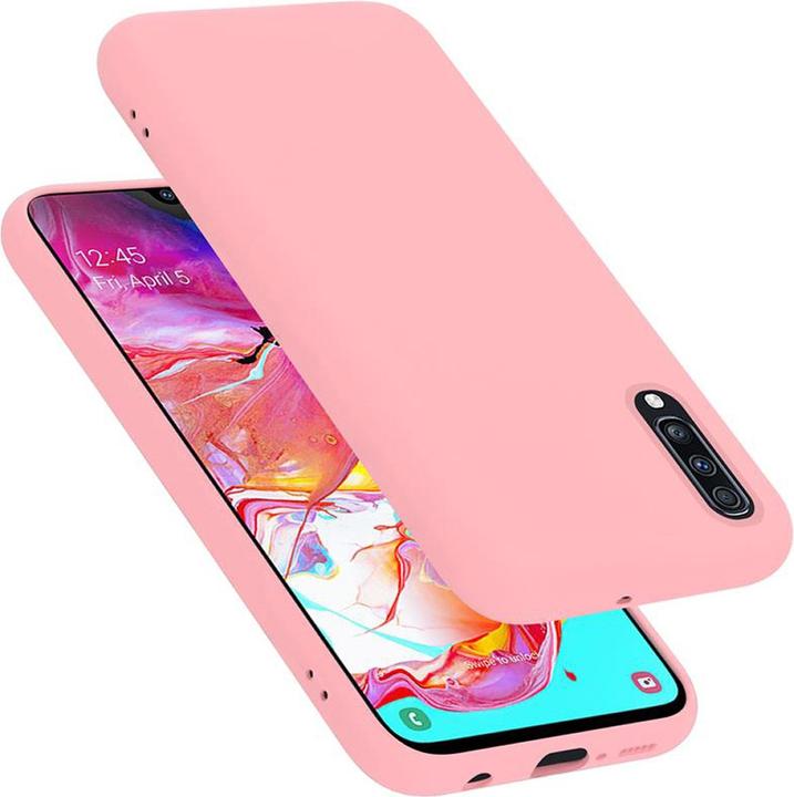 Actual product image Cadorabo TPU Liquid Silicone Case Cover (Samsung Galaxy A70S, Samsung Galaxy A70)
