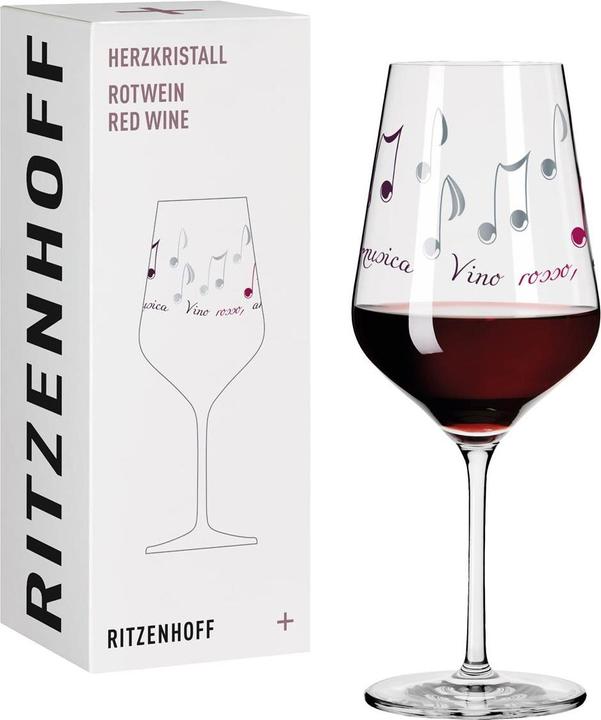 Ritzenhoff Rotweinglas Herzkristall Rotwein 003 (Rotweingläser)
