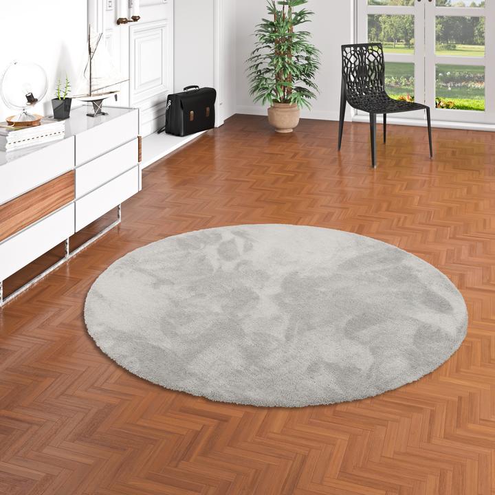 Actual product image Snapstyle Luxury Shaggy Carpet Velvet Round (Ø 200 cm)