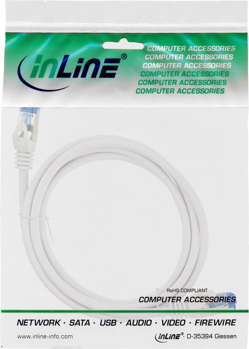 Produktbild InLine Patch-Kabel RJ-45 (M) bis RJ-45 (M) (S/FTP, CAT6a, 50 m)