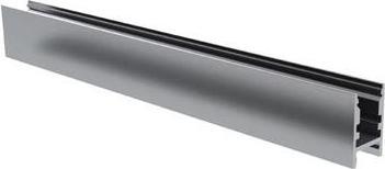Actual product image LEDsON ALU-SWISS - ALUMINIUM PROFILE FOR LED LIGHTS - SMALL 6-8 mm - ANODISED ALUMINIUM - SILVER - 2 m (200 cm)