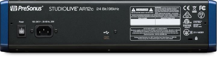 Produktbild PreSonus StudioLive AR12c (Studio- und Livemixer)