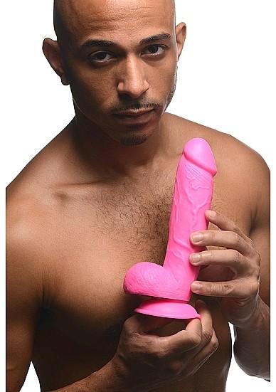 Image du produit Pop Peckers Poppin Dildo 20 cm - Pink
