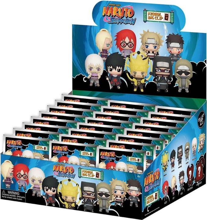 Produktbild Monogram Int. Naruto Shippuden 3D PVC-Taschenanhänger Series 4 Display (24)