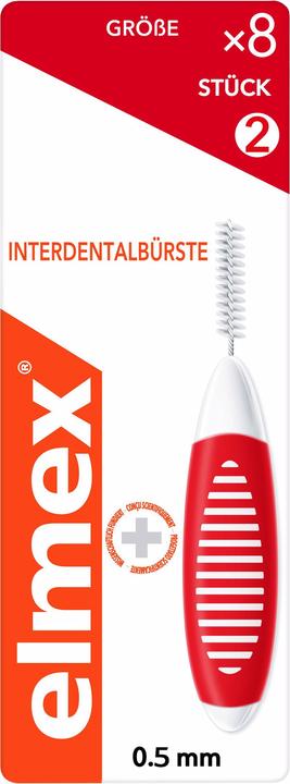 Actual product image Elmex Red, size 2 (8 x, 2 mm)