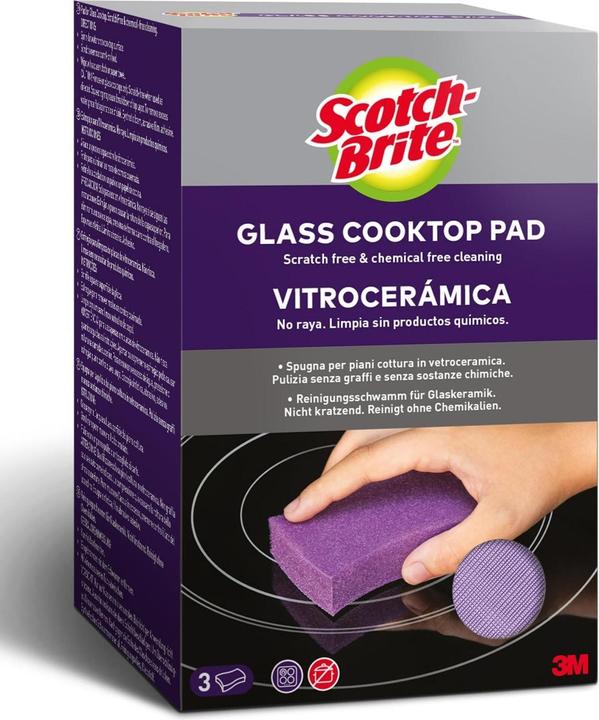 Scotch-Brite Glaskeramik-Reinigungsschwamm (3 Stk.)