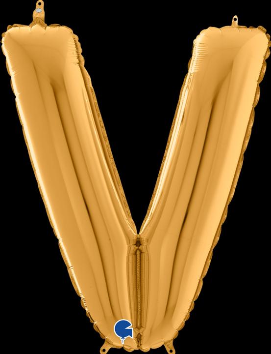 Immagine prodotto Grabo Palloncino in foil - V - in ORO 76x65cm