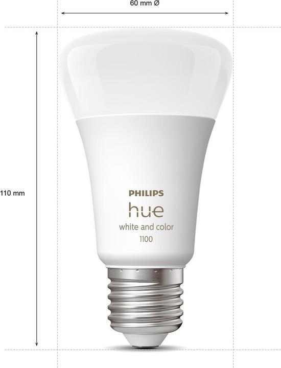Immagine prodotto Philips Hue Starter Kit (E27, 11 W, 1100 lm, 1 x, F)