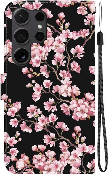 Actual product image Cover-Discount Galaxy S25 Ultra - Tasche Hülle mit Blüten Motiv (Samsung Galaxy S25 Ultra)