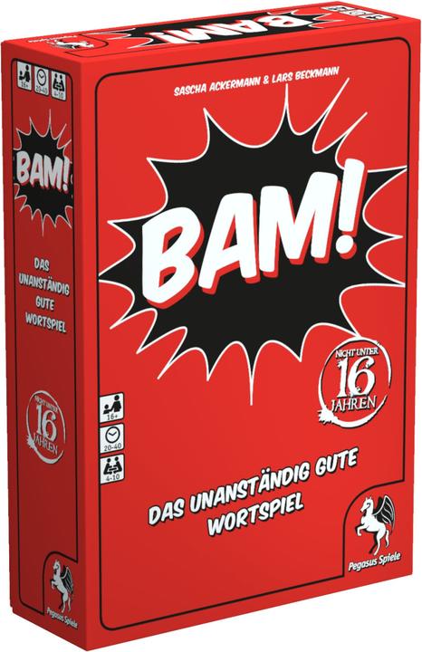 Actual product image Pegasus Bam. The indecently good pun (German)