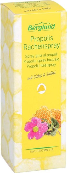 Image du produit Bergland Spray pharyngé à la propolis, solution de 20 ml (20 ml)