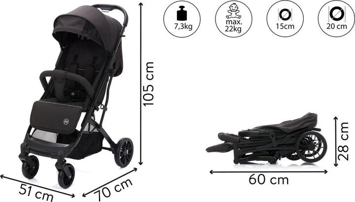 Produktbild Fillikid Buggys & Sportwagen Buggy & Sportwagen Styler Elite bis 22 kg