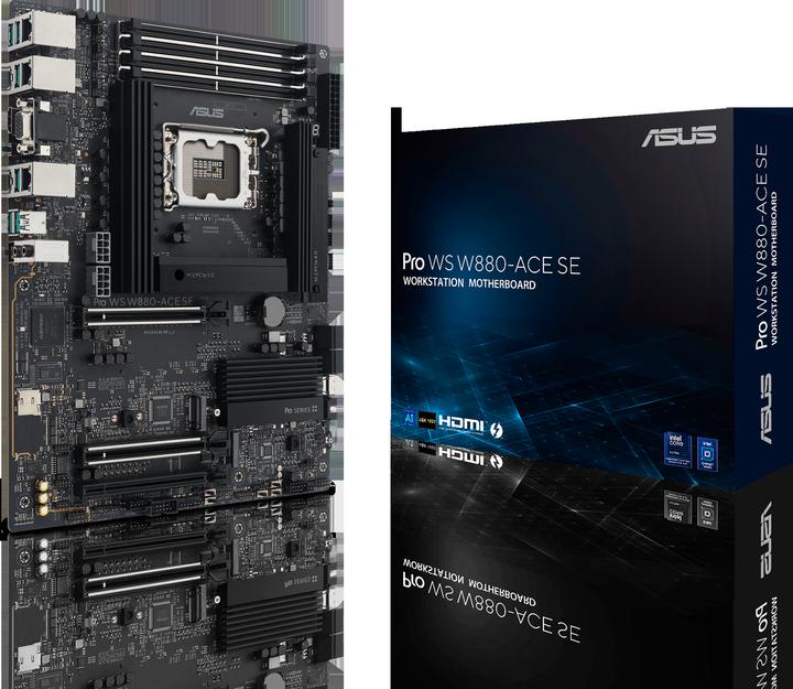 Actual product image ASUS PRO WS W880-ACE SE (LGA 1851, Intel W880, ATX)