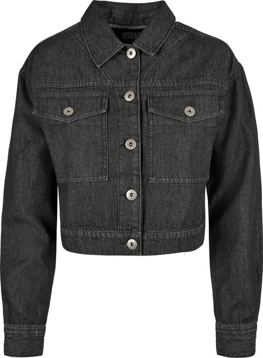 Urban Classics Ladies Short Oversized Denim Jacket (XS)