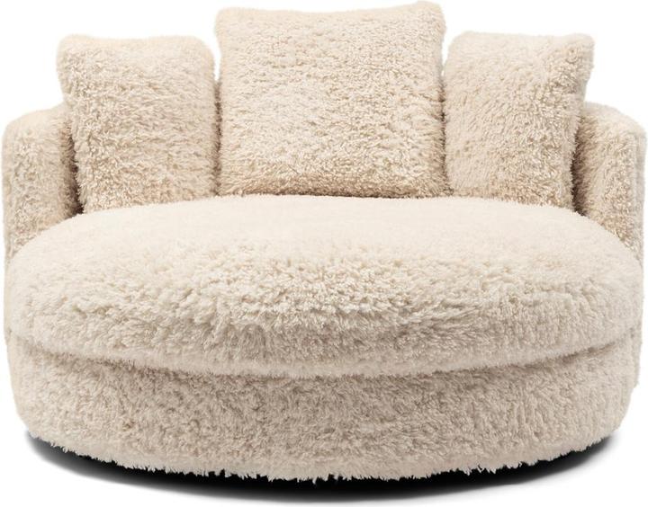 Produktbild Rivièra Maison Carmin Daybed with 3 Pillows, poodle weave, white lion