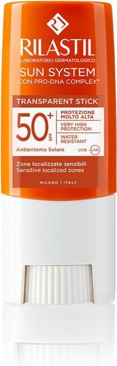 Actual product image Rilastil Sun System Transparent Stick Sensitive Areas Spf50 8 5ml (Suntan cream, SPF 50+, 5 ml)