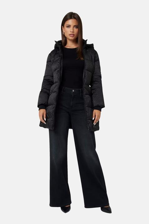 Produktbild Guess Mantel Steppmantel SELINE LOGO MIDI PUFFER (M)