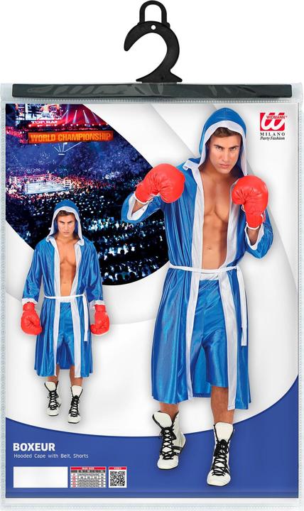 Produktbild Widmann BOXER blau (Kapuzenumhang, Gürtel, Shorts), M (M)