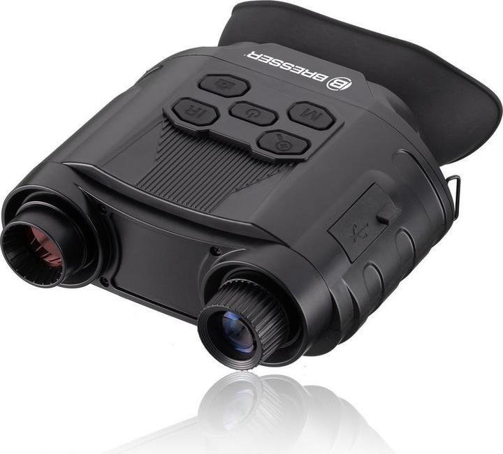Bresser Visionneuse nocturne numérique - Portée de 130 m - Zoom optique 3,5 - Convient pour les yachts, les