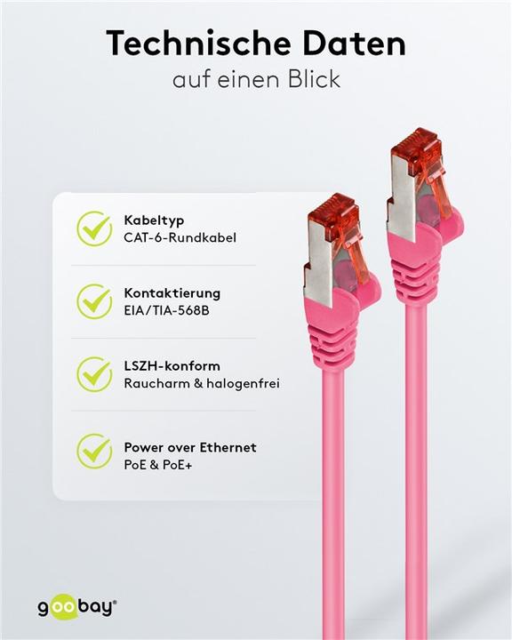 Actual product image Goobay Network cable (S/FTP, CAT6, 2 m)