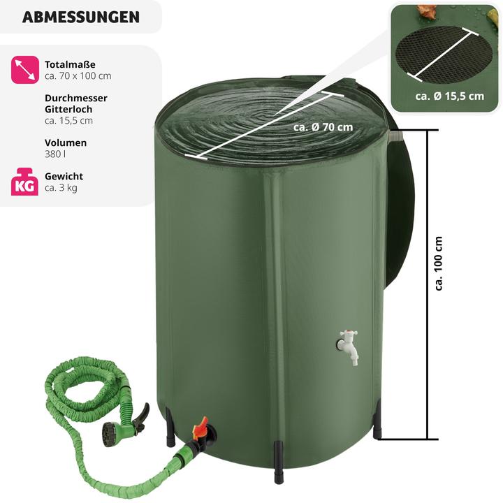 Produktbild tectake Regenwassertank (380 l)