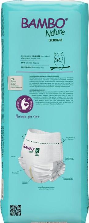 Image du produit Bambo Nature, Gr. 1, 2-4 kg, Papier Verpackung (Taille 1, 22 pièce(s))