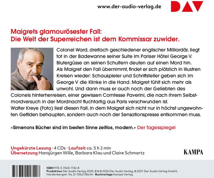 Produktbild Maigret auf Reisen (Georges Simenon, Wolfgang Stockmann, Claire Schmartz, Barbara Klau, Hansjürgen Wille, Deutsch)