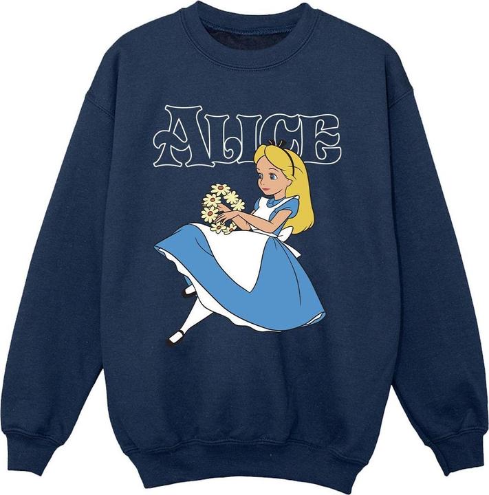 Disney Alice In Wonderland Flowers Sweatshirt Mädchen (152, 158)