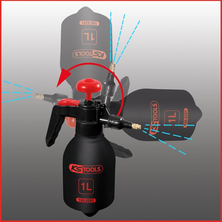 Actual product image KS Tools Pressure pump sprayer. 1 l (1 l)