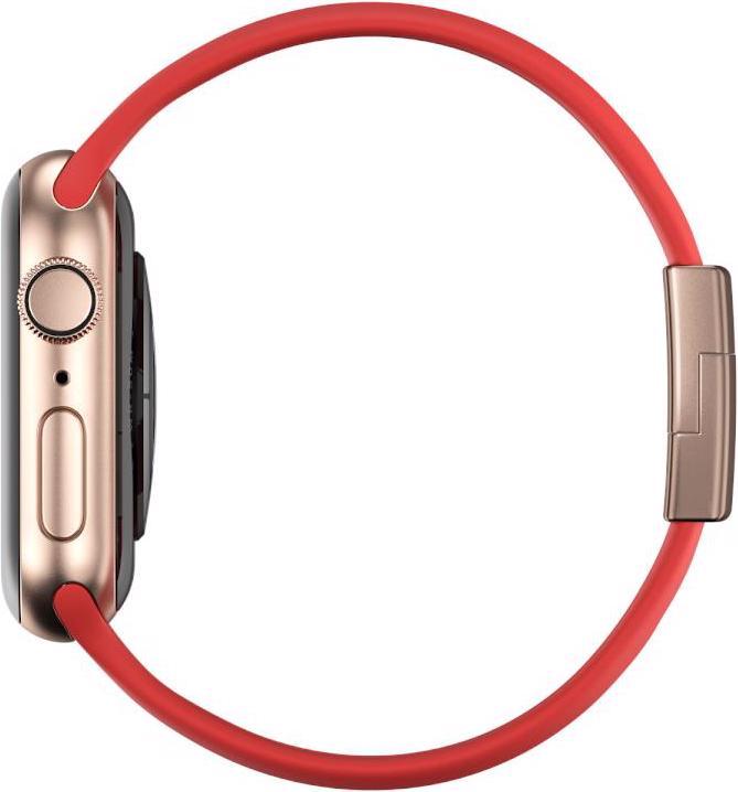 Produktbild xMount Armband Apple Watch Series 1 - 6/SE (44 mm) Rot / Gold (Aluminium, Silikon)