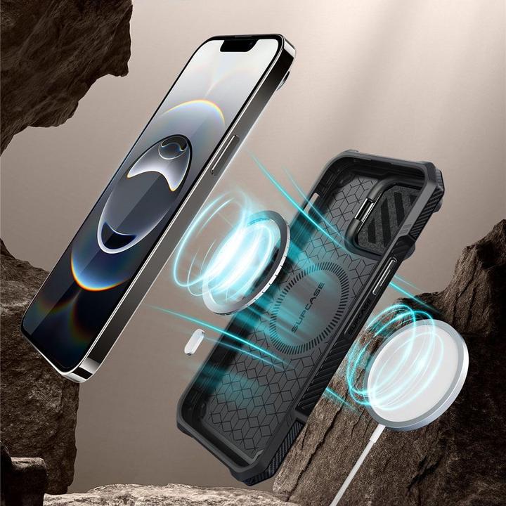 Image du produit Supcase - Unicorn Beetle XT MagSafe - iPhone 16e - Black (Apple iPhone 16e)