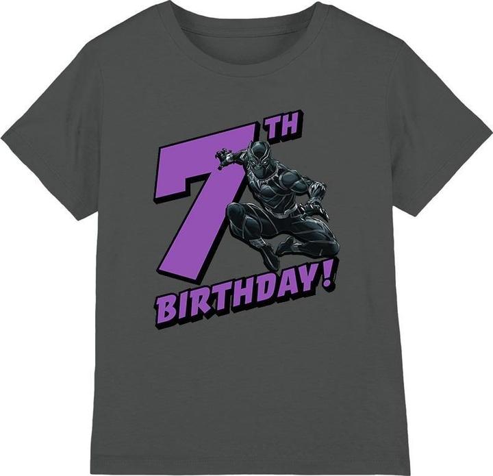 Produktbild Black TShirt 7. Geburtstag (116)