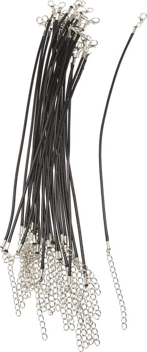 Produktbild VBS XXL Armbänder mit Regulierungskettchen, 25 Stück, Ø 2 mm, Polyester (24 cm, Polyester (PES))