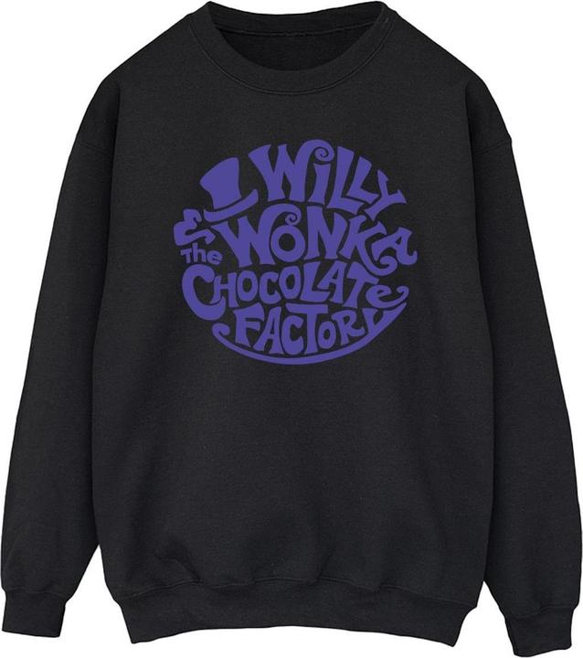 Produktbild Willy Wonka & the Chocolate Factory Typed Logo Sweatshirt (L)