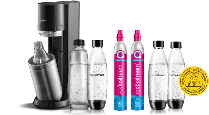 CQC Zylinder, Glasflasche, Plastikflasche, Trinkwassersprudler, CO2 Zylinder