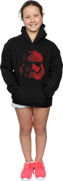 Image du produit Star Wars - Sweat à capuche THE LAST JEDI STORMTROOPER RED CUBIST HELMET - Fille (140, 146)