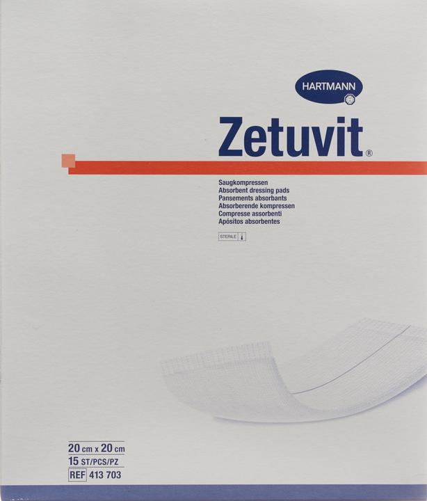 Actual product image Zetuvit Absorptionsverband 20x20cm steril
