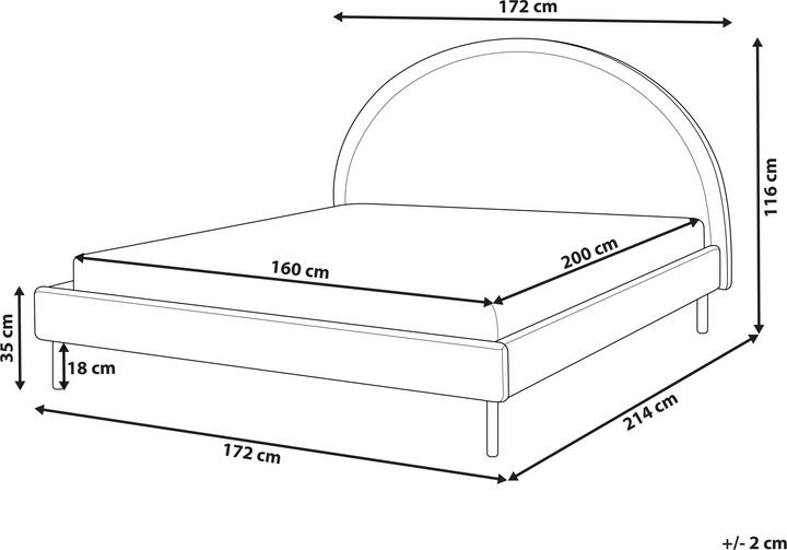 Actual product image Beliani Margut (160 x 200 cm)