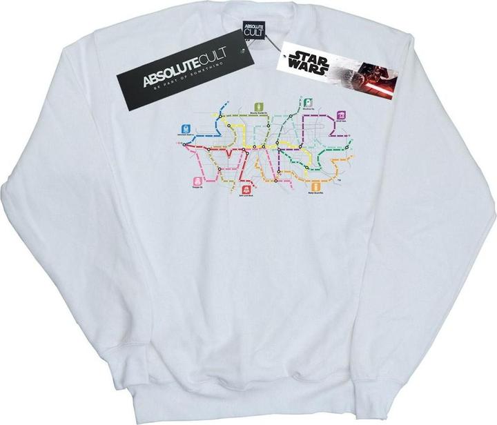 Star Wars Subway Map Logo Sweatshirt (XL)