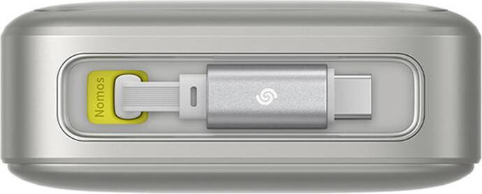 Actual product image Baseus Powerbank OS Free2Pull 20000mAh 65W + cable (szary) (20000 mAh, 65 W, 74 Wh)