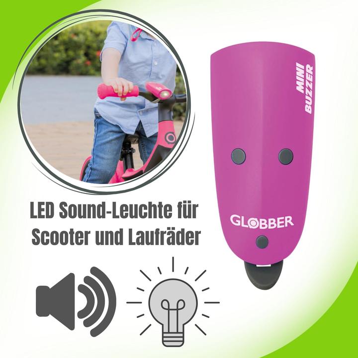 Produktbild Globber Mini Buzzer - LED Sound-Leuchte für Scooter