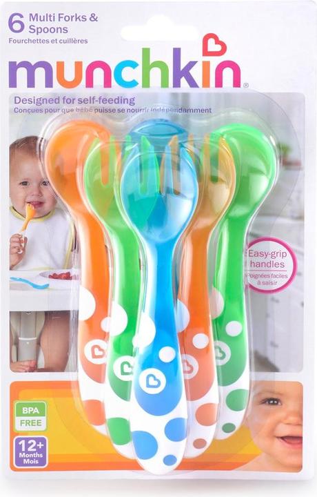 Productafbeelding Munchkin Lepel en vork gekleurd