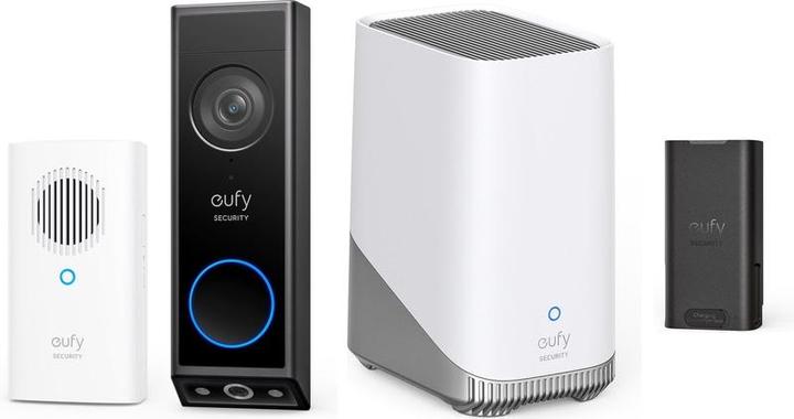 Actual product image eufy Video Doorbell E340 with Chime + Homebase 3 S380 + Extra battery - Bundle advantage