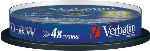 Actual product image Verbatim Dvd+Rw (10 x)