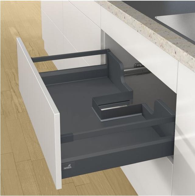 Productafbeelding Hettich Metalen rand voor sifonuitsparing hoekig