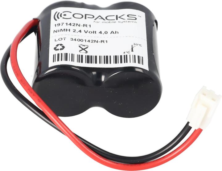 Produktbild AccuCell Notleuchtenakku F1x2 Baby C ersetzt Zumtobel 00072882 (1 Stk., Gerätespezifisch, 4000 mAh, Ladegerät inkl. Akku)