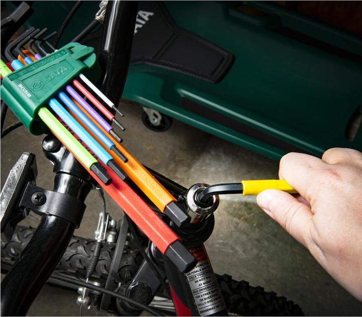 Actual product image MGA SATA 9-piece hex key set - ST09107CHBSJ